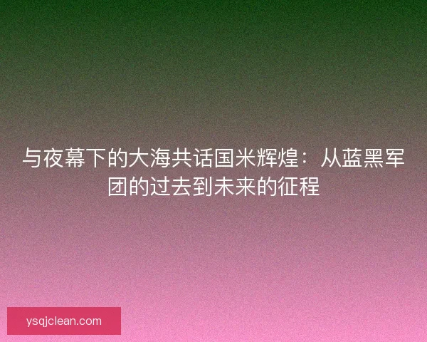 与夜幕下的大海共话国米辉煌：从蓝黑军团的过去到未来的征程