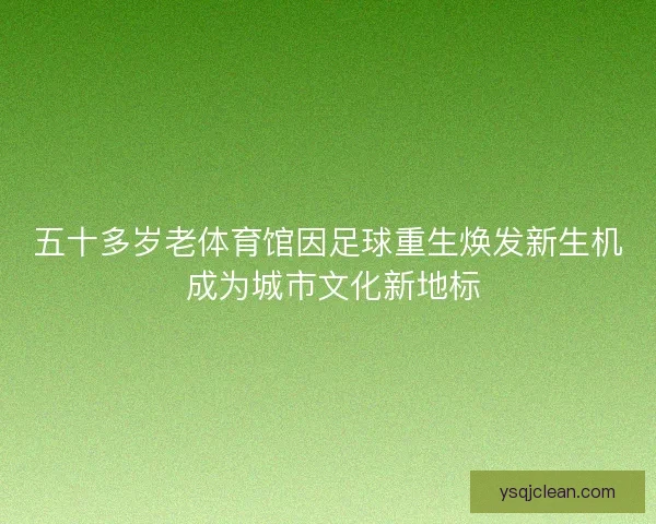 五十多岁老体育馆因足球重生焕发新生机 成为城市文化新地标